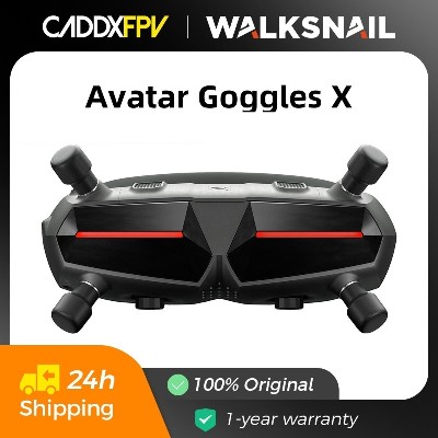 CADDXFPV Walksnail Avatar HD Goggles 58GHz Steadyview Receiver Head Tracker 19201080 FPV Goggles Video Glasses for RC Drone