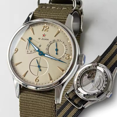 Zegarek Pilot Męski 1963 Roku 40mm Automatyczny Mechaniczny Zegarek na Rękę Oryginalny Mechanizm ST1780 Szkło Szafirowe Wodoodporny Retro Zegar