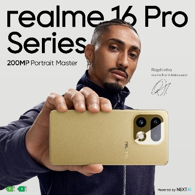 Nowość smartfon wersja europejska realme 16 Pro 5G aparatem LumaColor rozdzielczości 200 MP wyświetlaczem AMOLED jasności 6500 nitów baterią pojemności 6500 mAh