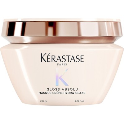 Kérastase Gloss Absolu Masque Crème HydraGlaze Zabieg na włosy loki Female 200 ml