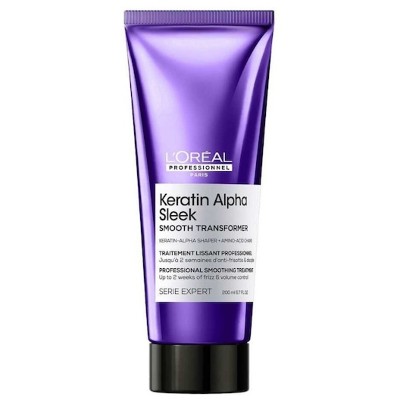 LOréal Professionnel Paris Serie Expert Keratin Alpha Sleek Smooth Transformer Odżywka przeciw puszeniu się włosów Female 200 ml