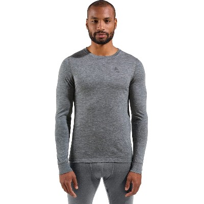 ODLO Koszulka męska BL TOP crew neck MERINO 200