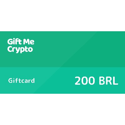 Gift Me Crypto Gift Card 200 BRL