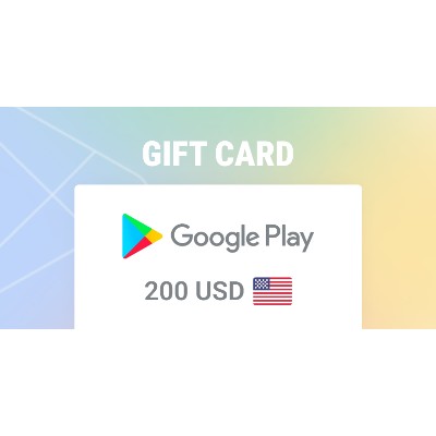 Google Play Gift Card 200 USD