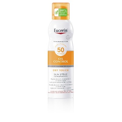 Eucerin SUN SENSITIVE PROTECT spray przezroczysty suchy dotyku SPF50 Ochrona przeciwsłoneczna 200 ml