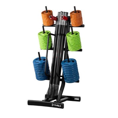 ZESTAW TRAINING PUMP SBP22 SZTANGA 10 20 KG 200 KG STOJAK STR40 HMS one size