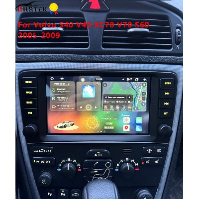 CHSTEK Carplay Android 13 Radio samochodowe do Volvo S40 V40 XC70 V70 S60 2005 2006 2007 2008 2009 GPS WIFI 4G RDS Head Unit Autoradio