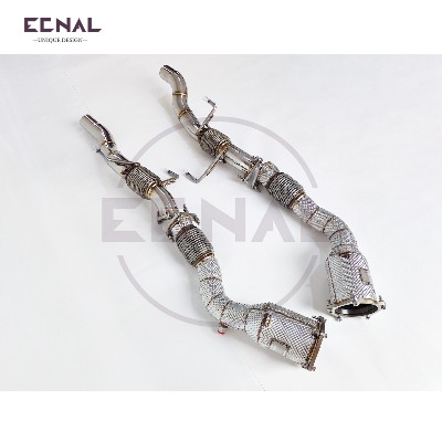 Układ wydechowy Ecnal do Porsche Cayenne 957 36L 48L 48T 20062010 wysokowydajna rura spustowa rura przednia