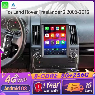 Radio samochodowe Androidem 14 dla Land Rover Freelander 20062012 Bezprzewodowy Carplay Android Auto System Nawigacji Multimedialnej Ekranem
