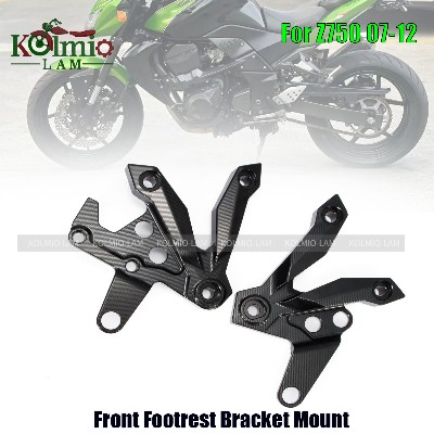 Pasuje do 2007 2012 KAWASAKI Z750 Akcesoria motocyklowe Przedni podnóżek Zestaw wspornika 750 2008 2009 2010 2011