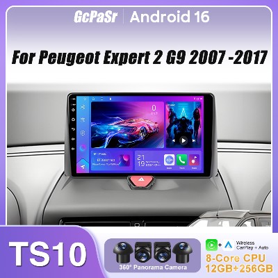 Radio samochodowe Carplay do Peugeot Expert Citroen Jumpy Fiat Scudo Toyota Proace 20072017 Nawigacja GPS Android Auto