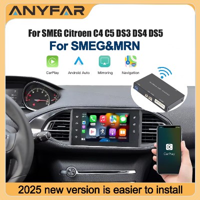 Adapter bezprzewodowego CarPlay Android Auto dla Peugeot Citroen SMEG 208 2008 308 508 3008 C4 DS3 DS5 obsługą kamery cofania