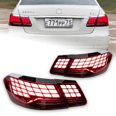 szt Lampy samochodowe do Benz W212 tylne światła 20092016 Klasy E200 E260 E300 LED światła tylne kierunkowskazy światła stop światła cofania akcesoria samochodowe