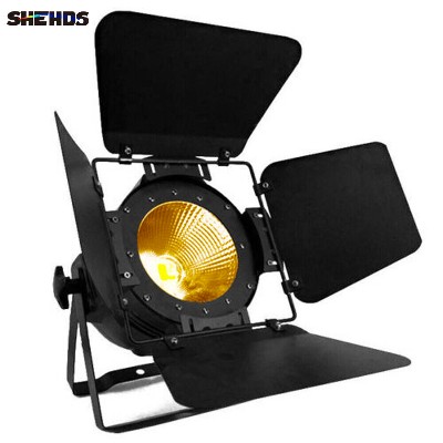 SHEHDS LED Par COB 200W Chłodne ciepłeRGBWUV 6w1 Światło DMX512 Lampa LED Oświetlenie sceniczne Produkty koncertowe drzwiami do stodoły