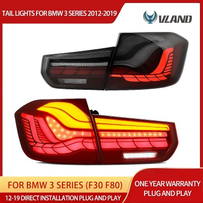 Tylne światła LED VLAND do BMW serii F30 F80 20122019 styl GTS dynamiczne kierunkowskazy montaż Plug Play ulepszenie