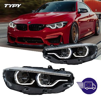 Reflektor przedni TYPY do BMW F32 F36 M4 F82 LED 20132019 światła przednie 425I DRL kierunkowskaz światła drogowe Angel Eye soczewka projektorowa