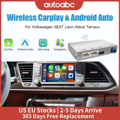 AUTOABC 2025 Nowy Bezprzewodowy CarPlay Android Auto Do Volkswagen Seat Leon MK2 20142019 Android Auto Akcesoria Samochodowe