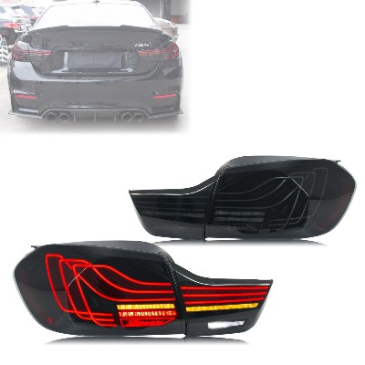 Tylne światła LED do BMW serii F32 F33 F36 F82 F83 M4 20142020 Sekwencyjne kierunkowskazy Dynamiczna animacja tylne lampy Zespół