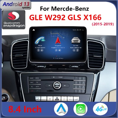 Android 13 dla Mercedes Benz GLE W292 GLS X166 GLE320 2015 2019 CarPlay Radio Samochodowe GPS Nawigacja Multimedia Ekran HD
