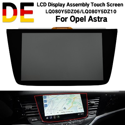 Oryginalny 8calowy ekran dotykowy wyświetlaczem LCD LQ080Y5DZ10 do OPEL Vauxhall Astra 20162018 zamiennik nawigacji samochodowej DVD LCD