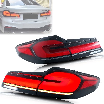 Tylne światła LED LCI do BMW G30 Serii F90 M5 5er 20172020 Sekwencyjne kierunkowskazy homologacją EMark Zestaw tylnych lamp Nie pasują do G31