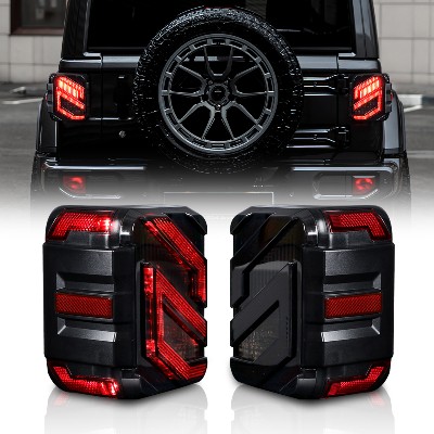 Światła tylne LED do Jeep Wrangler JL JLU 2018 Światła do jazdy dziennej Samochodowe tylne światło hamowania Kierunkowskaz Światło cofania Akcesoria