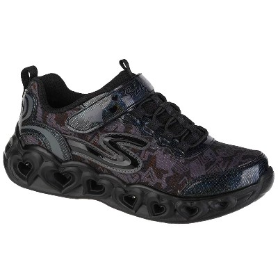 Skechers Heart Lights 20180LBBK Dla dziewczynki buty sneakers syntetyk 30