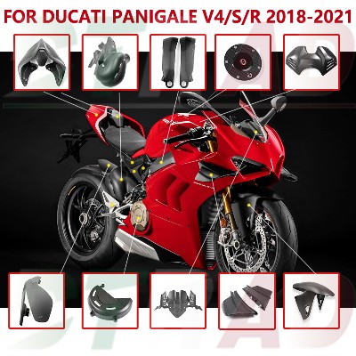 For DUCATI Panigale V4 V4S V4R 20182021 Carbon Fiber Body Frame Full Fairing Kits Motorcycle Modified Parts Moto Accessories