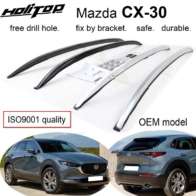 Model OEM reling dachowy do Mazdy CX30 CX30 20202025 oksydowane aluminium oryginalny model mocowanie za wspornikiem bezpieczne stabilne
