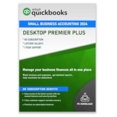 Intuit Quickbooks Desktop Pro Premier Plus 2024 PC Device Lifetime Intuit Key GLOBAL