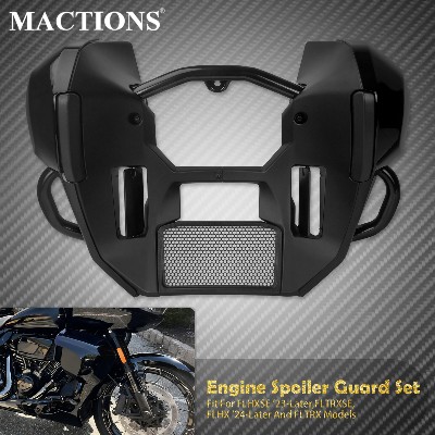 Zestaw obniżający owiewki motocyklowej spoiler osłona silnika crash bar do Harley Touring Road Street Glide 2024Up FLHXSE 232025