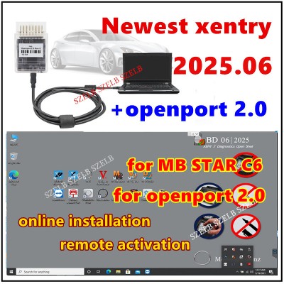 202506 Pełne oprogramowanie Xentry Vediamo DTSMonaco WIS EPC Starfinder Online Install Tactrix Openport 20 OBD2 OBD Skaner