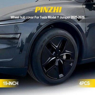szt Osłonki na koła do Tesla Model Juniper 19 cali kołpaki na felgi Juniper 20252026 spiralne osłony na koła stylu Aero zestawy ochronne na koła