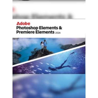 Photoshop Elements 2026 Premiere Elements 2026 PC Mac User Years Adobe Key EUROPE