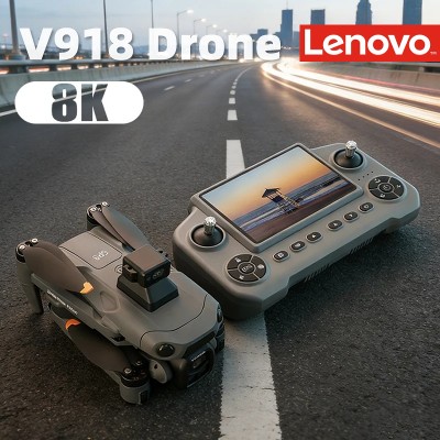 Xiaomi Mijia V918 3S Dron GPS Kamerą Profesjonalną 8K Nadzór Powietrzny FPV Silnik Bezszczotkowy Laserowy Wykrywacz Przeszkód Duży Ekran Składany Sterowany Pilotem Model 2026