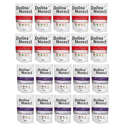 DOLINA NOTECI Premium Mix smaków Bogata królika żurawiną wołowinę 20x500