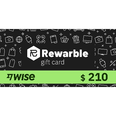 REWARBLE Wise Gift Card 210 USD