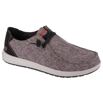 Skechers Melson Nela 210726BLK Męskie półbuty tkanina 40