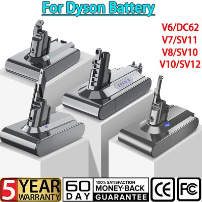 216V Do Dyson All Series 6000mAh V6 V7 V8 V10 Akumulator zamienny DC62 SV10 SV11 SV12 Bezprzewodowy odkurzacz ręczny