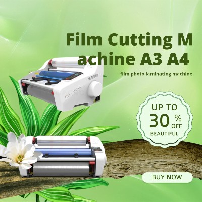 Maszyna do cięcia folii A3 A4 urządzenie do laminowania papieru laminator czterozwalowy na zimno na gorąco maszyna do laminowania FY350DL do folii zdjęć 220V