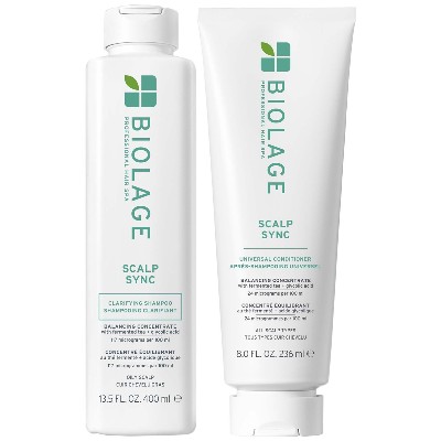 Biolage Scalp Sync Clarifying Shampoo 400ml and Conditioner 236ml Duo