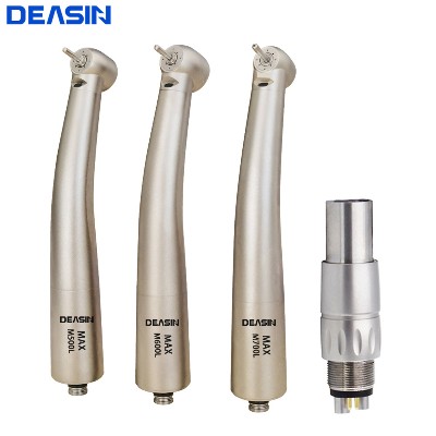 DEASIN Dentystyczna Optyczna Turbina LED Wysokoobrotowa M500LM600LM700L Złączką NSK 246 Otworowa Narzędzia Dentystyczne