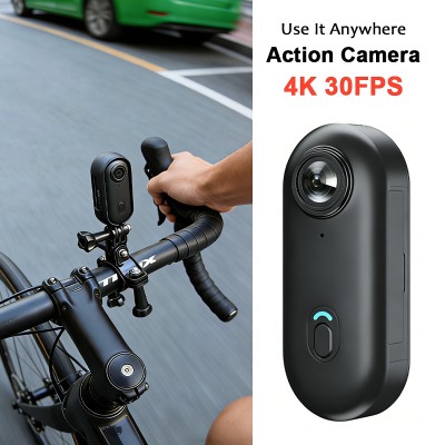 Kamera sportowa POV magnetycznym mocowaniem 4K wodoodporna do 30M bezprzewodowa 24G WiFi mini kamera akcji do mocowania na motocyklu rowerze kasku do vlogów
