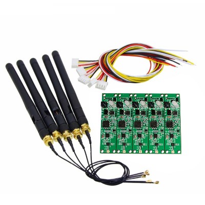 Moduł bezprzewodowy A9 24G ISM DMX płytka PCB nadajnikodbiornik DMX512 do oświetlenia scenicznego wbudowany DIY 485EE