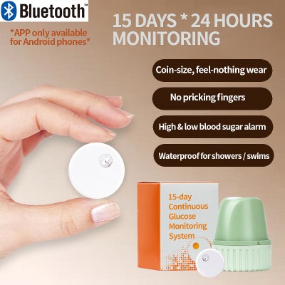 Czujnik glukozy we krwi 24godzinny monitorowanie czasie rzeczywistym tester czujnik cukru we krwi dla diabetyków monitory CGM jako alternatywa dla Aidex2 Freestyle