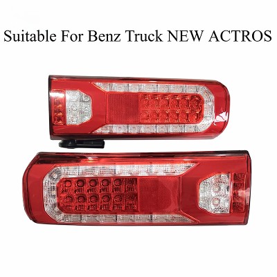 Tylna lampa ostrzegawcza LED do ciężarówki MercedesBenz ACTROS MP4 MP5 24V światło tylne do ciężarówki sztuka