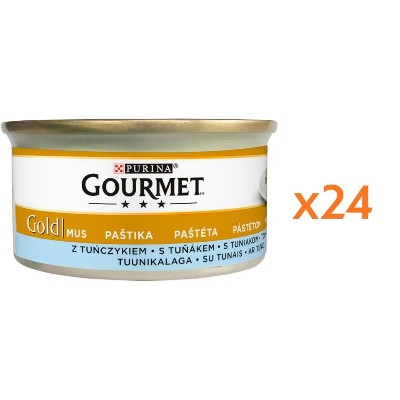 GOURMET Gold Mus tuńczykiem dla kota 24x85