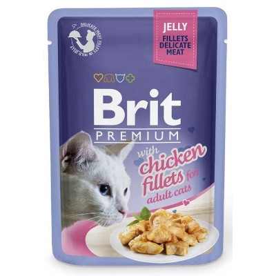 BRIT Premium Cat Fillets in Jelly kurczak 24x85g