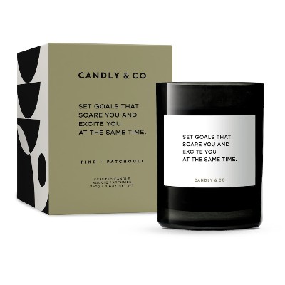 CandlyCo Świeca No4 Set goals that scare you and excite you at the same time Świeczki 250