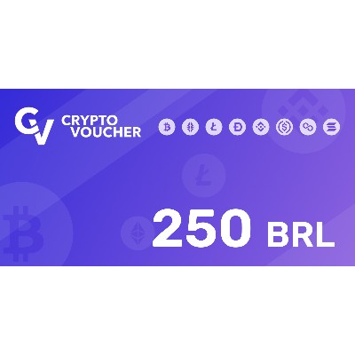 Crypto Voucher Gift Card 250 BRL